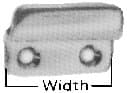 IMPA 491111 – Mirror Fastener Stainless, 30x20mm