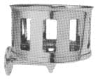IMPA 491421 – Tumbler Holder Brass, Id 80xdepth 61mm