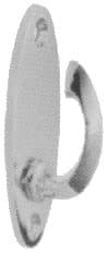 IMPA 491517 – Tassel Hook For Curtain, Oval Base 25x60mm Brass