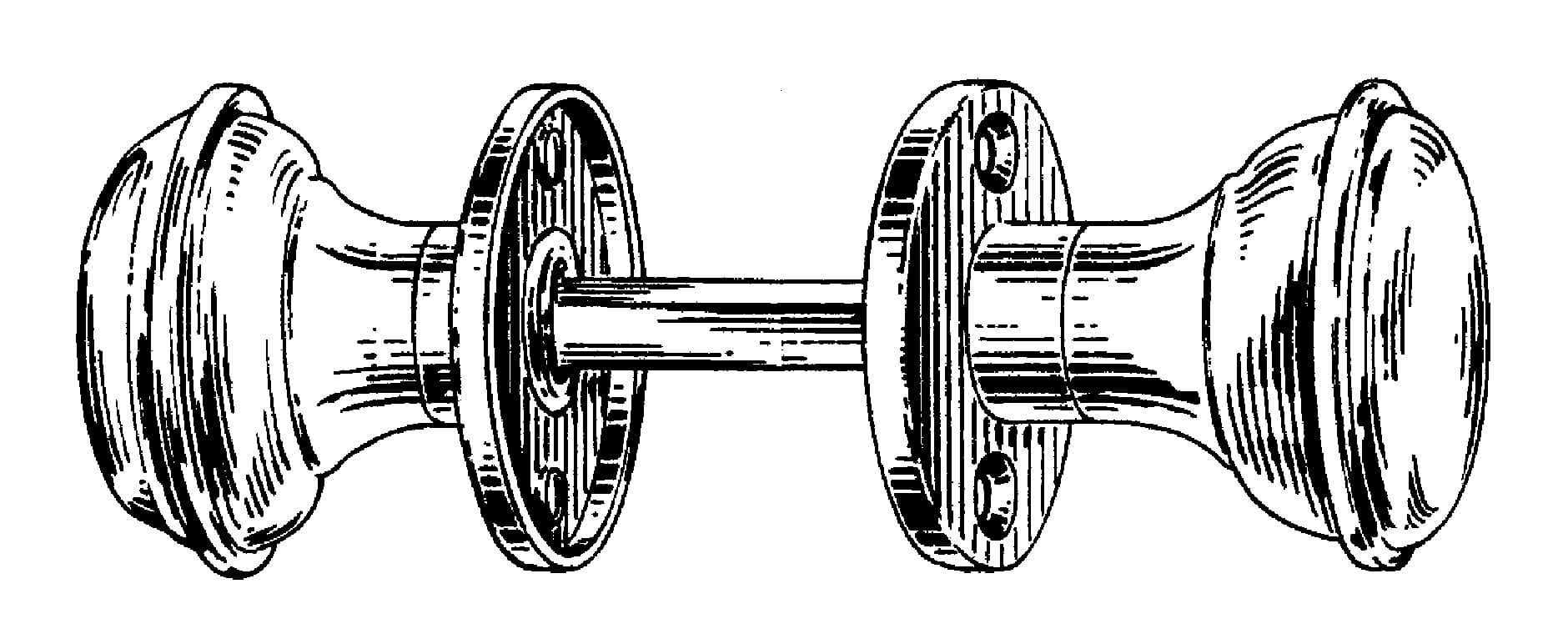 IMPA 492201 – Handle Knob Round F/Moriselock, Schwepper 227