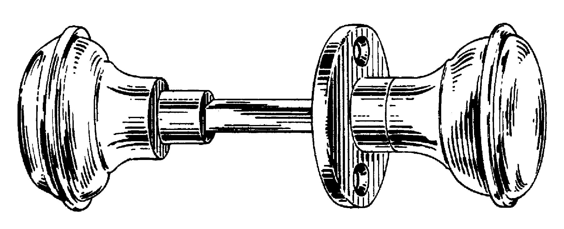 IMPA 492202 – Handle Knob Round For Rim Lock, Schwepper 227a