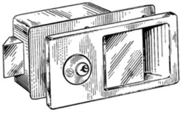 IMPA 492301 – Lock Cabinet W/Cylinder, Door Thick 15-18mm #5845