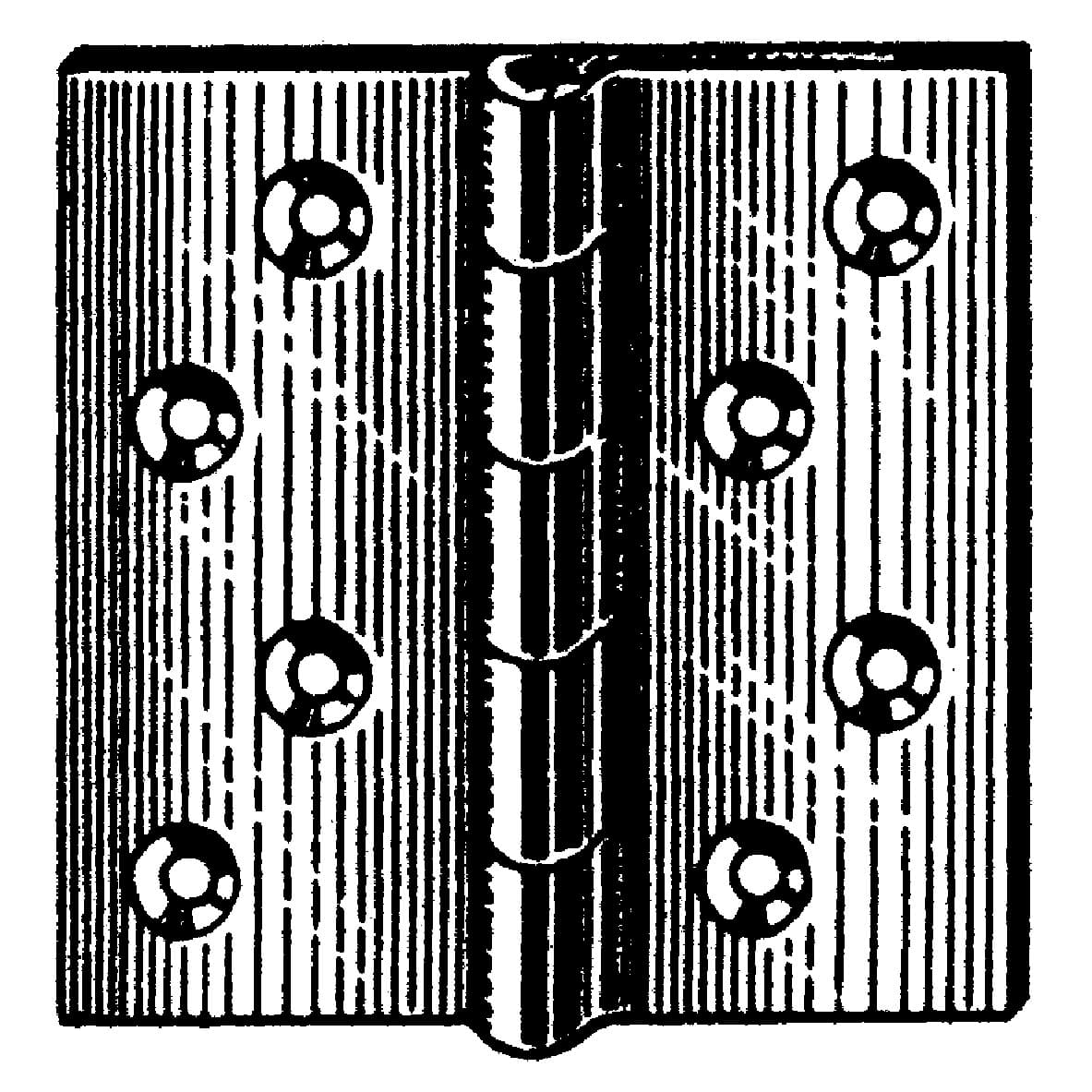 IMPA 492501 – Hinge Brass 30 X 40mm, Schwepper 145
