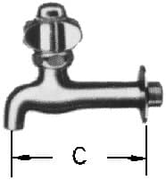 IMPA 530116 – Faucet Wall Self-Closing, 13(1/2)