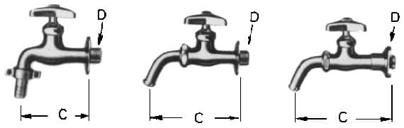 IMPA 530121 – Faucet Wall With Hose Coupling, 13(1/2)