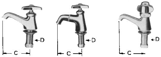 IMPA 530151 – Faucet Lavatory 13(1/2)