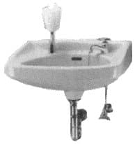 IMPA 530221 – Hand Basin Wall Hung (L230s), Small Size 500x400mm 5.5ltr
