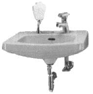 IMPA 530231 – Hand Basin Wall Hung (L220), Medium Size 530x430mm 6.0ltr