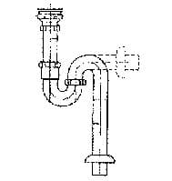 IMPA 530366 – Waste With S-Trap 38mm Diam