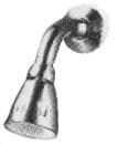 IMPA 530376 – Shower Head Wall Mounted Pf1/2, With Ball Joint