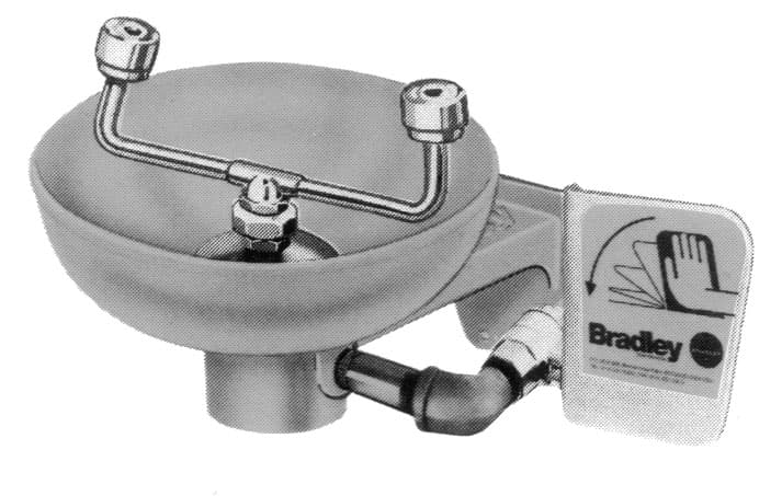 IMPA 530611 – Eye Wash Wall Mounting Type, Plastic Bowl