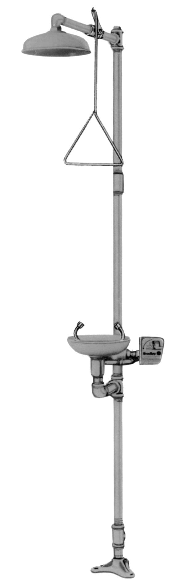 IMPA 530621 – Drench Shower/Eye Wash Combi, Free Standing Plastic