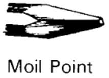 IMPA 590373 – Chisel Moil Point Hex Shank, For Pneumatic Chipping Hammer