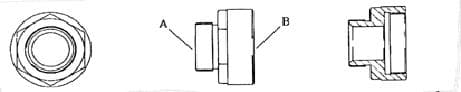 IMPA 592131 – Adaptor Hot Water Line For, J.J.Tank Cleaning Machine