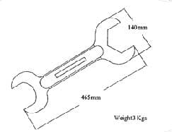 IMPA 592139 – Spanner Hose For, J.J.Tank Cleaning Machine