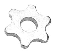 IMPA 592211 – Cutter Hex. 44x15x6mm #706495, For Power Edger Va10l