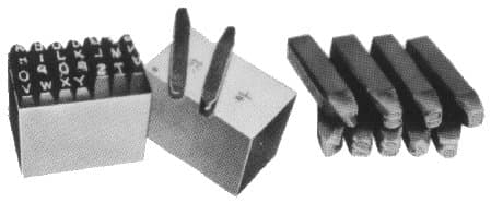 IMPA 613103 – Letter Set Steel Alphabet 27'S, 2.5mm