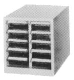 IMPA 613824 – Parts Cabinet With 40 Drawers, Plastic 487x238x500mm