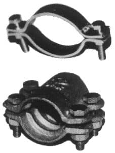 IMPA 614085 – Hose Band Double Bolt Type, Malleable Iron 125-135mm