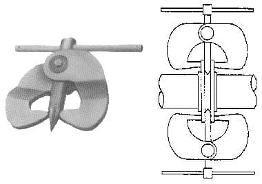 IMPA 615184 – Flange Jack #20 2pcs/Set