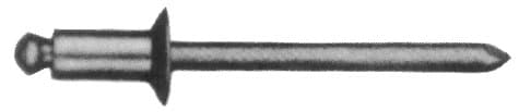 IMPA 615237 – Rivet Blind Opentype Alum-Body, Steel-Mandrel 3.2x4.4mm 100'S