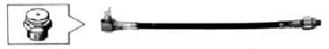 IMPA 617681 – Flexible Extension Hose Pt 1/8, For Button Head Grease Nipple