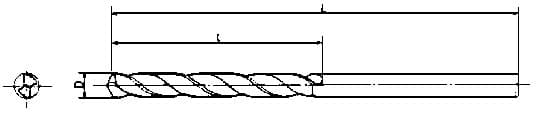 IMPA 630422 – Drill H.S.S. Straight Shank, Long Twist 11.5x250mm