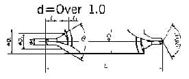 IMPA 630563 – Drill Center C-Type, 2.0mm Drill Diam 60deg