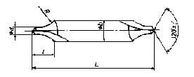 IMPA 630595 – Drill Center R-Type, 3.15mm Drill Diam
