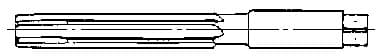 IMPA 630652 – Reamer Hand Straight Flute, 38x325mm