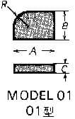 IMPA 632904 – Carbide Tip #01-3 19x13x5mmxr5