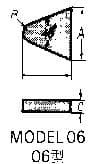 IMPA 632937 – Carbide Tip #06-1, 13x13x3mmxr2.5