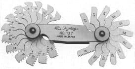 IMPA 650602 – Screw Pitch Gauge #156, Metric 60deg 0.25-2.5 Pitch