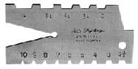 IMPA 650621 – Screw Cutting Gauge Round, 29deg 1-10 Threads