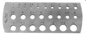 IMPA 650653 – Drill Gauge 1-13mm, 0.5mm Interval