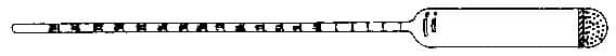 IMPA 651352 – Hydrometer Petroleum A.P.I., No.1 Range 9 To 21