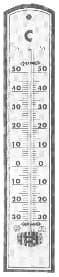 IMPA 651701 – Thermometer Cabin -30 To 50deg, 250mm