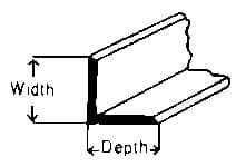 IMPA 670660 – Steel Unequal Angle Hot-Rolled, 100x75x10mm 5.5mtr