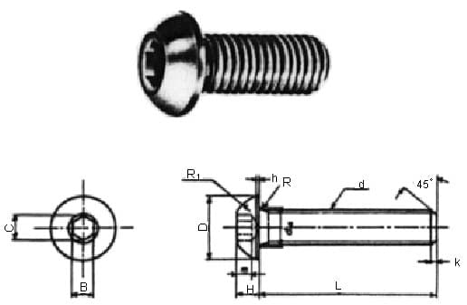 IMPA 690701 – Screw Socket Button Head