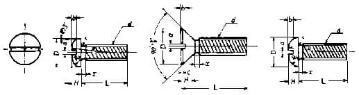 IMPA 694001 – Screw Machine Slotted Head