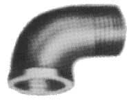 IMPA 731733 – Elbow Street Steel 3/8 90deg, Threaded For H.P. Pipe Fitting