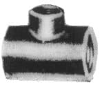 IMPA 732146 – Tee Reducing Brass 1/4x1/8, Threaded
