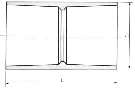 IMPA 732952 – Socket Pvc For Water Supply, Size 16