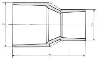 IMPA 732972 – Socket Pvc For Water Supply, Size 20x13