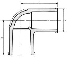 IMPA 733009 – Elbow Pvc 90deg, For Water Supply Size 75