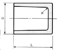 IMPA 733072 – Cap Pvc For Water Supply, Size 16