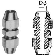 IMPA 733701 – Union Coupling Flared Brass, 6x6mm
