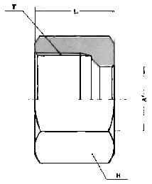 IMPA 734111 – Nut Brass For Flareless Tube, Fitting 4mm