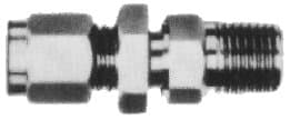 IMPA 734342 – Connector Bulkhead Male, Stainless Flareless 6mmxpt1/4
