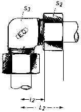 IMPA 734471 – Fitting Elbow H.P.Steel, Ermeto 6mm 315kg